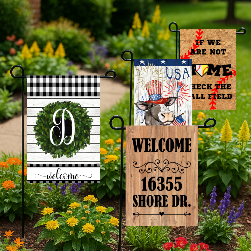 Refresh Your Outdoor Space with Charming Garden Flags