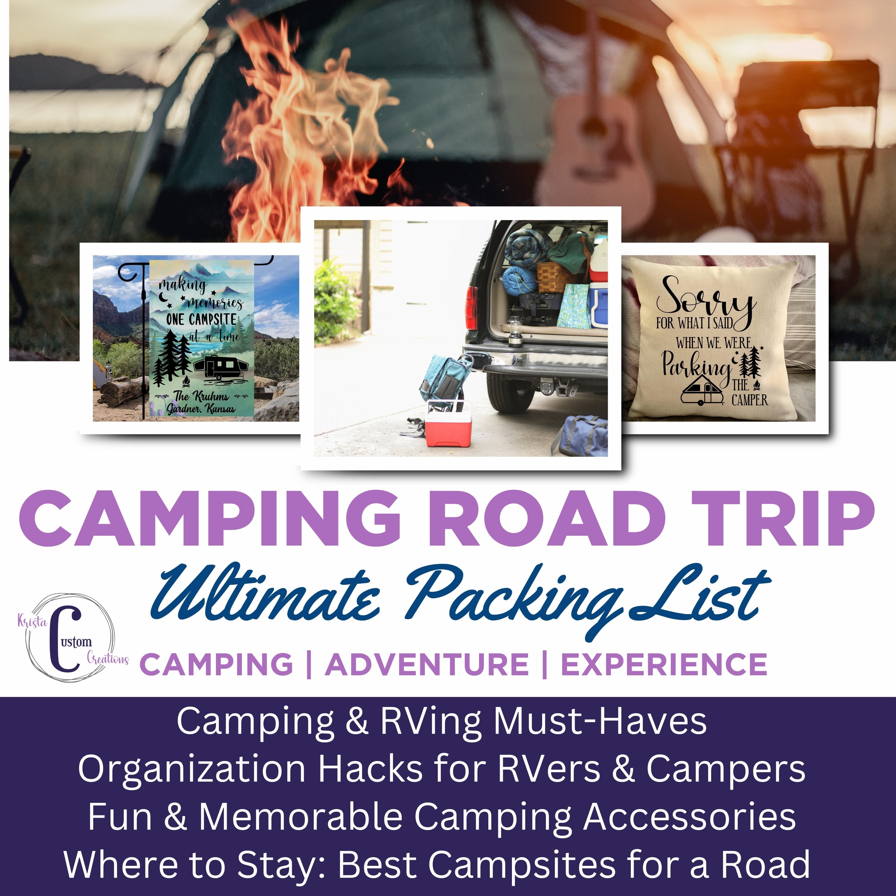 The Ultimate Packing List for Your Camping Road Trip