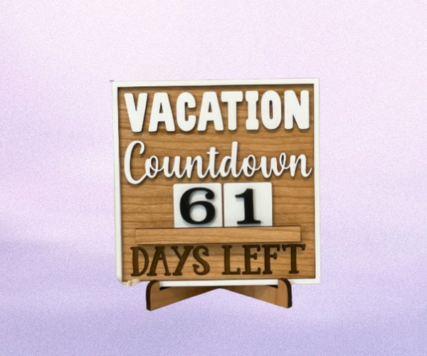 Countdown Signs – Krista Custom Creations