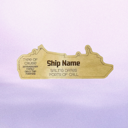 Collection image for: Cruise Ship Outline Door Magnets