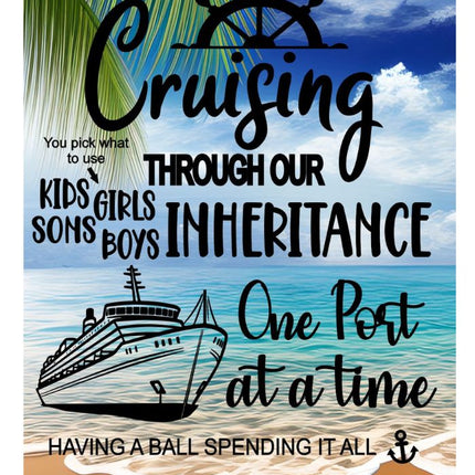 Cruise Door Decoration,  Cruise Essentials, Funny Cruise Door Sign, Anniversary Cruise, Family Trip