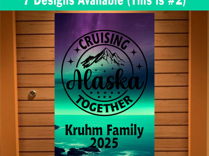 Alaska Cruise Decoration, Magnetic Cruise Decoration, Cruising Alaska Door Sign