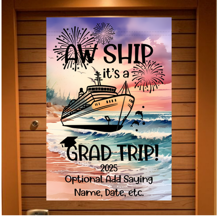 Cruise Door Decoration, Graduation Cruise, Personalized Cruise Door Sign, Magnetic Cruise Banner