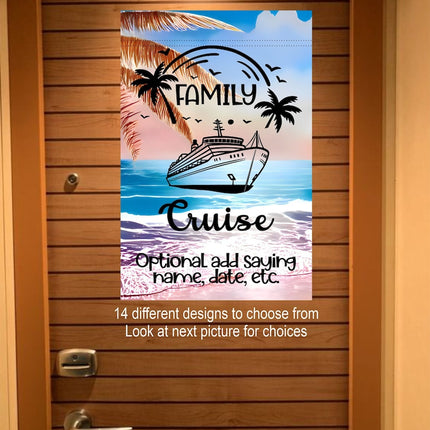 Cruise Ship Door Decoration, Magnetic Cruise Ship Banner, Find Your Stateroom Cruise Door