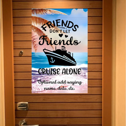 Cruise Ship Door Decoration, Magnetic Cruise Ship Banner, Find Your Stateroom Cruise Door