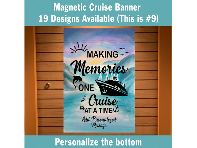 magnetic cruise Ship door decoration banner, personalized cruising door magnet sign, custom stateroom door decoration, Alaska vacation