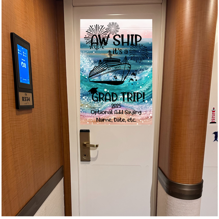Cruise Door Decoration, Graduation Cruise, Personalized Cruise Door Sign, Magnetic Cruise Banner