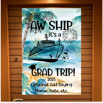 Cruise Door Decoration, Graduation Cruise, Personalized Cruise Door Sign, Magnetic Cruise Banner