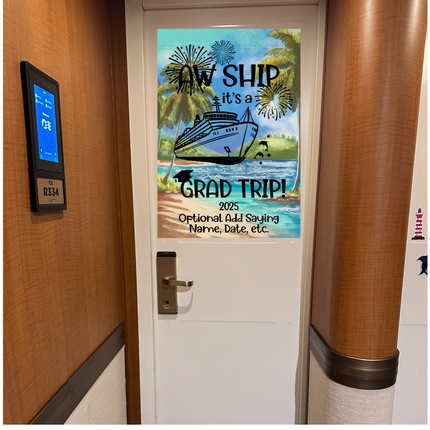 Cruise Door Decoration, Graduation Cruise, Personalized Cruise Door Sign, Magnetic Cruise Banner