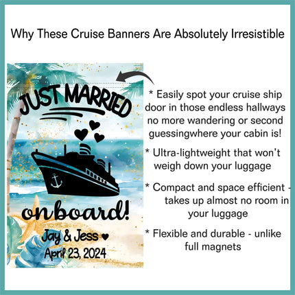 Cruise Ship Door Decor, Magnetic Cruise Banner, Family Cruise, Gift for Cruiser,  Girls Cruise, Anniversary Cruise