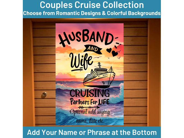 Cruise Ship Door Decoration | Magnetic Cruise Ship Banner – Find Your Stateroom Door in Style