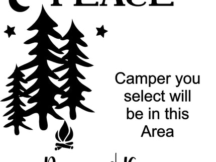 Camper Campsite garden Flag, Personalized bright Camping sign, Camp outdoor Decor, Gift outdoorsman traveler, Custom Decor rv trailer popup