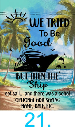 Cruise Door Decoration,  Cruise Essentials, Magnetic Cruise Banner, Cruise Ship Decor, Cruise Sign, Tropical Cruise