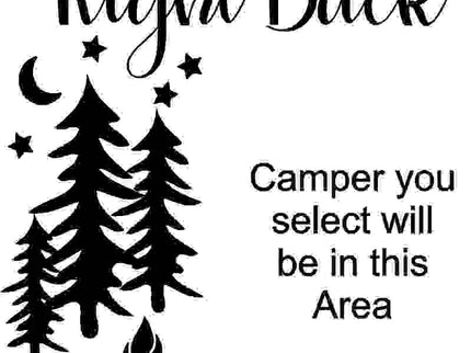 Camper Campsite garden Flag, Personalized bright Camping sign, Camp outdoor Decor, Gift outdoorsman traveler, Custom Decor rv trailer popup