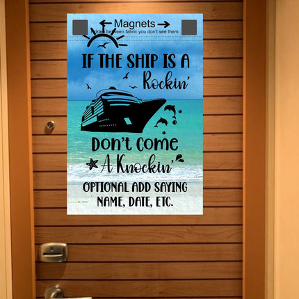 Cruise Door Decor, Cruise Ship Magnetic Door Decoration, Cruising Gift, Stateroom Door Banner, Family Cruise Vacation, Girls Trip