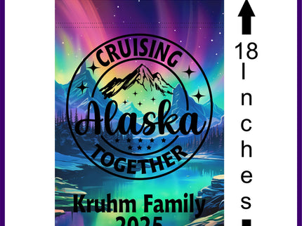 Alaska Cruise Decoration, Magnetic Cruise Decoration, Cruising Alaska Door Sign