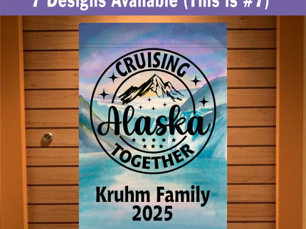Alaska Cruise Decoration, Magnetic Cruise Decoration, Cruising Alaska Door Sign