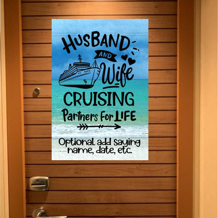 Custom magnetic Cruise Ship door flag banner