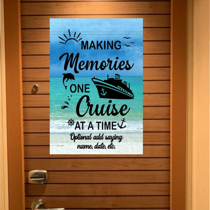 Custom magnetic Cruise Ship door flag banner