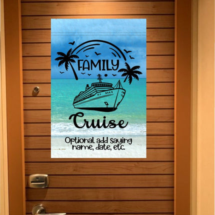 Custom magnetic Cruise Ship door flag banner