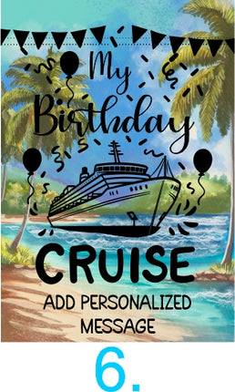 Cruise Door Decoration,  Cruise Essentials, Magnetic Cruise Banner, Cruise Ship Decor, Cruise Sign, Tropical Cruise