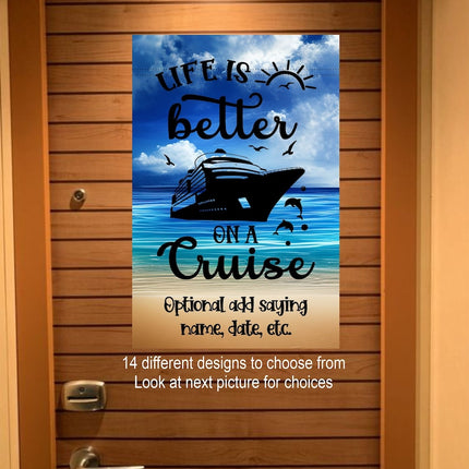 Cruise Door Decoration, Family Cruise, Gift For Cruiser, Magnetic Cruise Ship Door Banner, Girls Trip, Anniversary Cruise