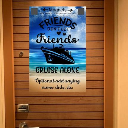 Cruise Door Decoration, Family Cruise, Gift For Cruiser, Magnetic Cruise Ship Door Banner, Girls Trip, Anniversary Cruise