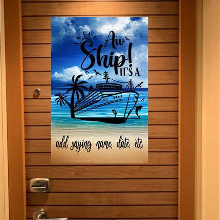 Cruise Door Decoration, Family Cruise, Gift For Cruiser, Magnetic Cruise Ship Door Banner, Girls Trip, Anniversary Cruise