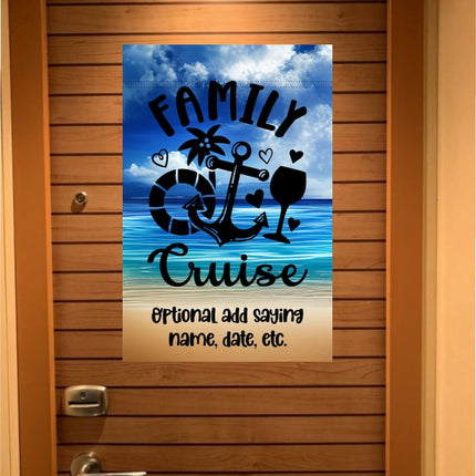Cruise Door Decoration, Family Cruise, Gift For Cruiser, Magnetic Cruise Ship Door Banner, Girls Trip, Anniversary Cruise
