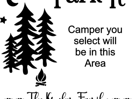 Camper Campsite garden Flag, Personalized bright Camping sign, Camp outdoor Decor, Gift outdoorsman traveler, Custom Decor rv trailer popup