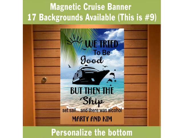 Cruise Door decoration, Funny Cruise Decor, Personalized Sign Gift for Cruisers, Custom Magnetic Cruise Ship Door Decoration, Cruising Gift
