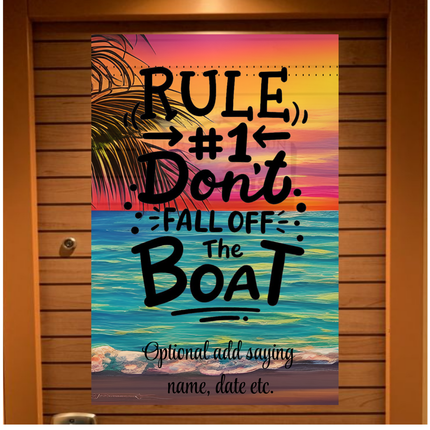 Personalized Family Cruise Door Decor, Stateroom Magnetic Banner, Vacation Gift for Cruiser