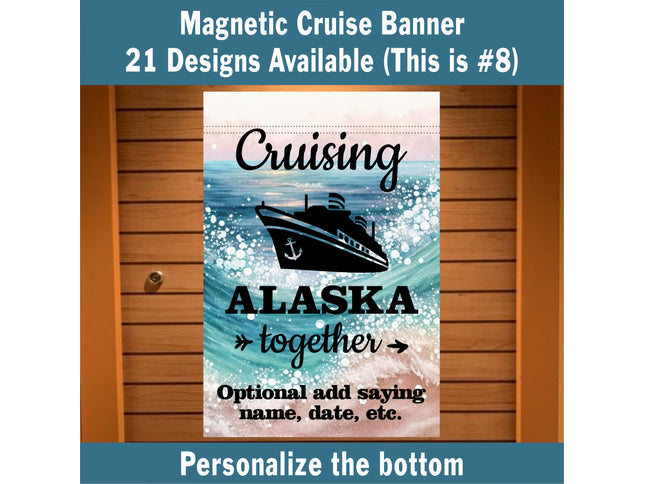 Cruise Decoration, Cruise Essentials, Magnetic Cruise Banner, Cruise Ship Decor, Girls Cruise, Birthday Cruise, Anniversary Cruise, Honeymoon Cruise
