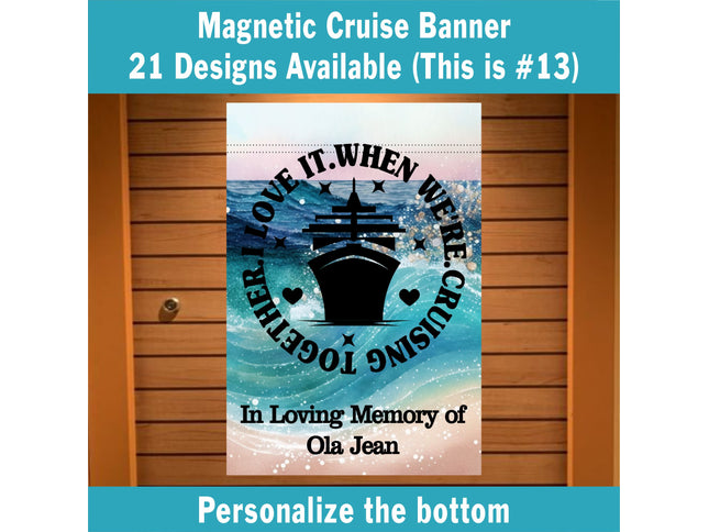 Cruise Door Decoration,  Cruise Essentials, Magnetic Cruise Banner, Cruise Ship Decor, Cruise Sign