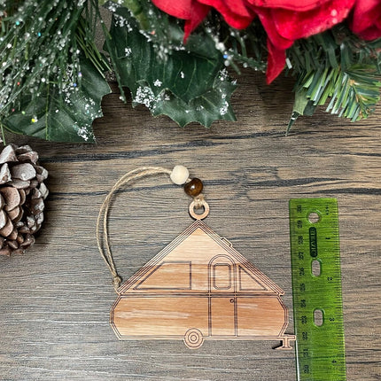 Class A Frame popup Camper Holiday tree ornament