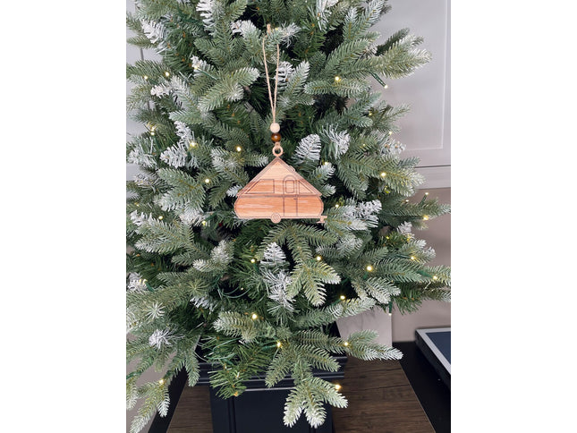 Class A Frame popup Camper Holiday tree ornament
