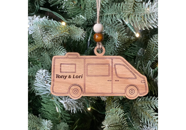 Class B Camper van Holiday tree ornament