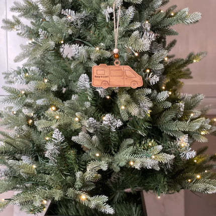 Class B Camper van Holiday tree ornament