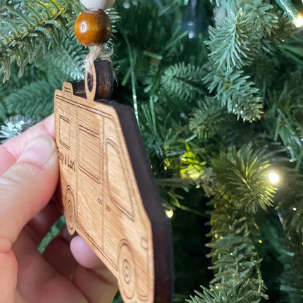 Class B Camper van Holiday tree ornament