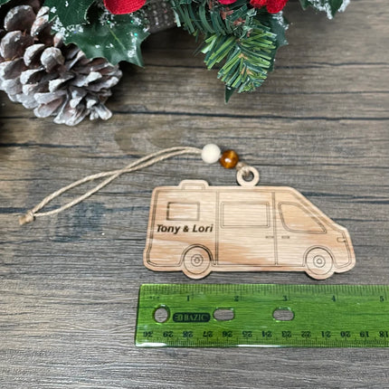 Class B Camper van Holiday tree ornament