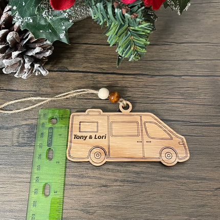 Class B Camper van Holiday tree ornament