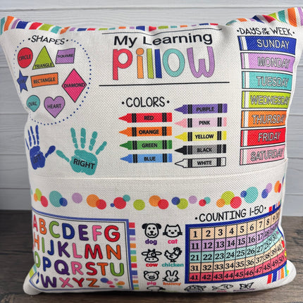 Kids Learning Pillow – Fun & Educational Keepsake