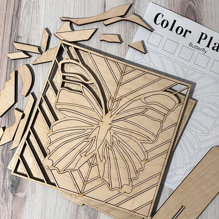 Butterfly DYI Wood Paint Kit