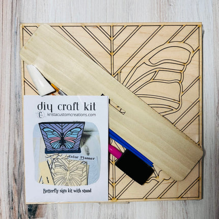 Butterfly DYI Wood Paint Kit