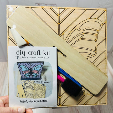Butterfly DYI Wood Paint Kit