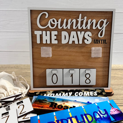 Cruise Countdown Sign, Interchangeable Vacation Decor, Tracker for Your Next Adventure