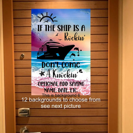 Cruise Door Decor, Cruise Ship Magnetic Door Decoration, Cruising Gift, Stateroom Door Banner, Family Cruise Vacation, Girls Trip