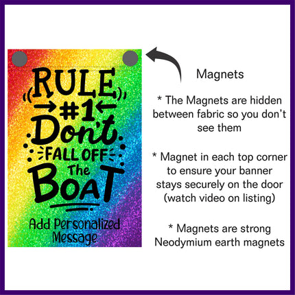 Cruise Door Decoration,  Cruise Essentials, Magnetic Cruise Banner, Cruise Ship Decor, Cruise Sign, Tropical Cruise (Copy)