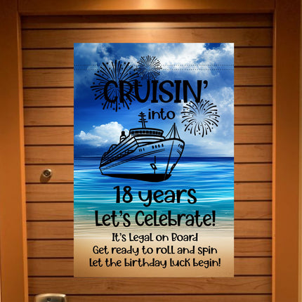 Cruise Door Decoration, Personalized Magnetic Cruise Ship Door Decor, Gift For Cruisers