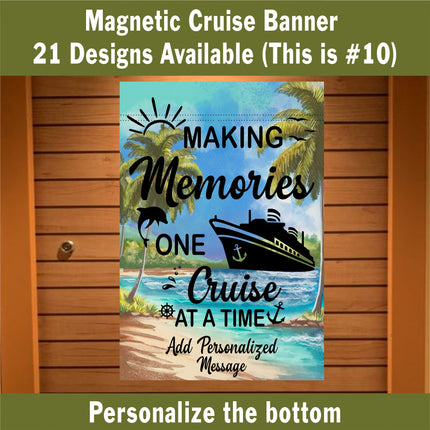 Cruise Door Decoration,  Cruise Essentials, Magnetic Cruise Banner, Cruise Ship Decor, Cruise Sign, Tropical Cruise